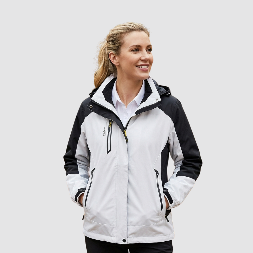 Elcevi |  Waterproof Rain Jacket with Hood and Lining For Women
