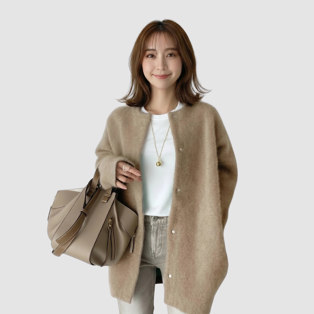 Elcevi | Cardigan Long Sleeve  For Women