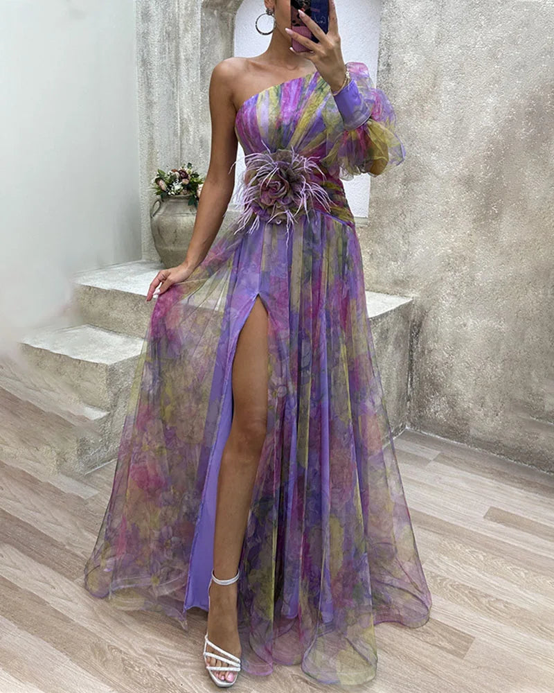 Elcevi | Airy Dress Flowing Layers For Women