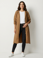 Avy | Women's Long Hooded Rain Jacket