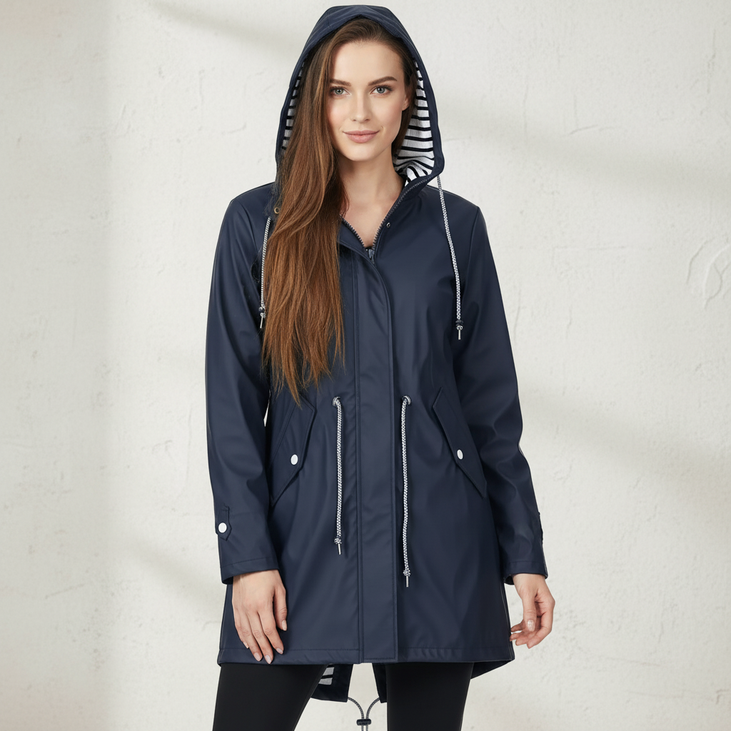 Lightweight Waterproof Rain Jacket for Women - Janice