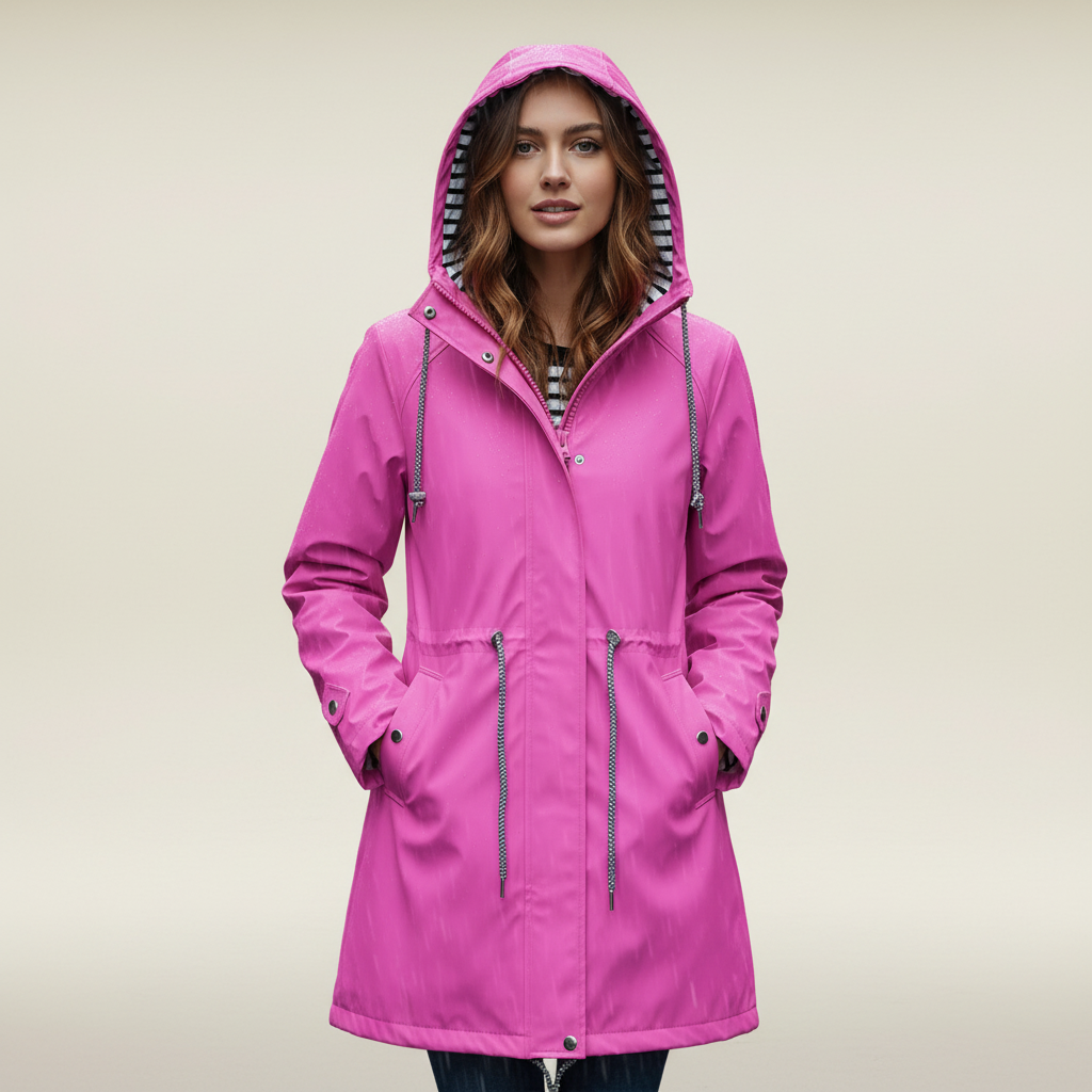 Lightweight Waterproof Rain Jacket for Women - Janice