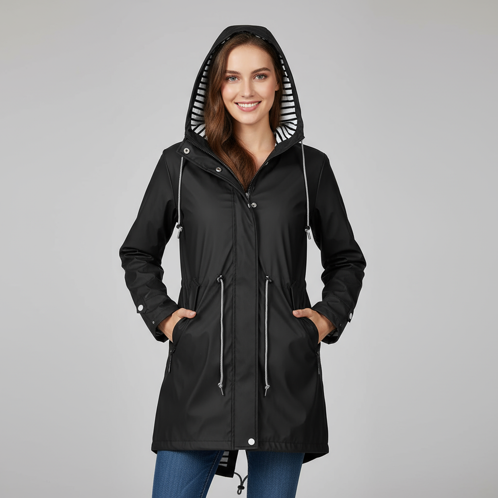Lightweight Waterproof Rain Jacket for Women - Janice