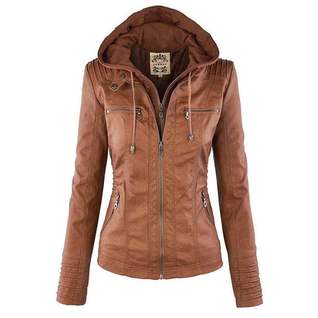Kim | Weatherproof Women's Jacket with Hood Water-Repellent Lightweight