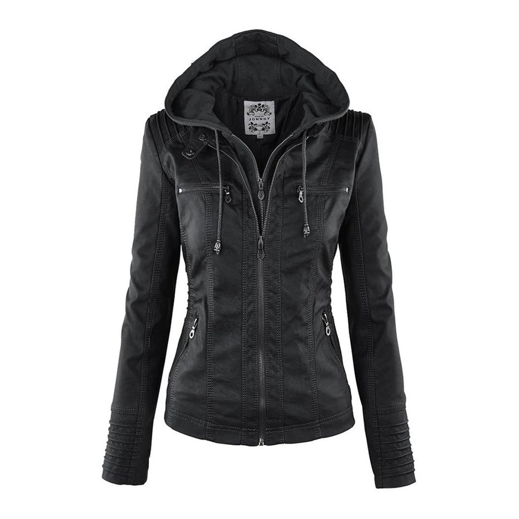 Kim | Weatherproof Women's Jacket with Hood Water-Repellent Lightweight