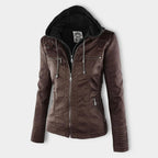 Kim | Weatherproof Women's Jacket with Hood Water-Repellent Lightweight