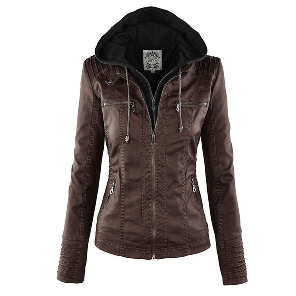 Kim | Weatherproof Women's Jacket with Hood Water-Repellent Lightweight