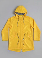Lia | Weatherproof Coat With Hood NCFY-16 Coated Polyester Fiber Blend