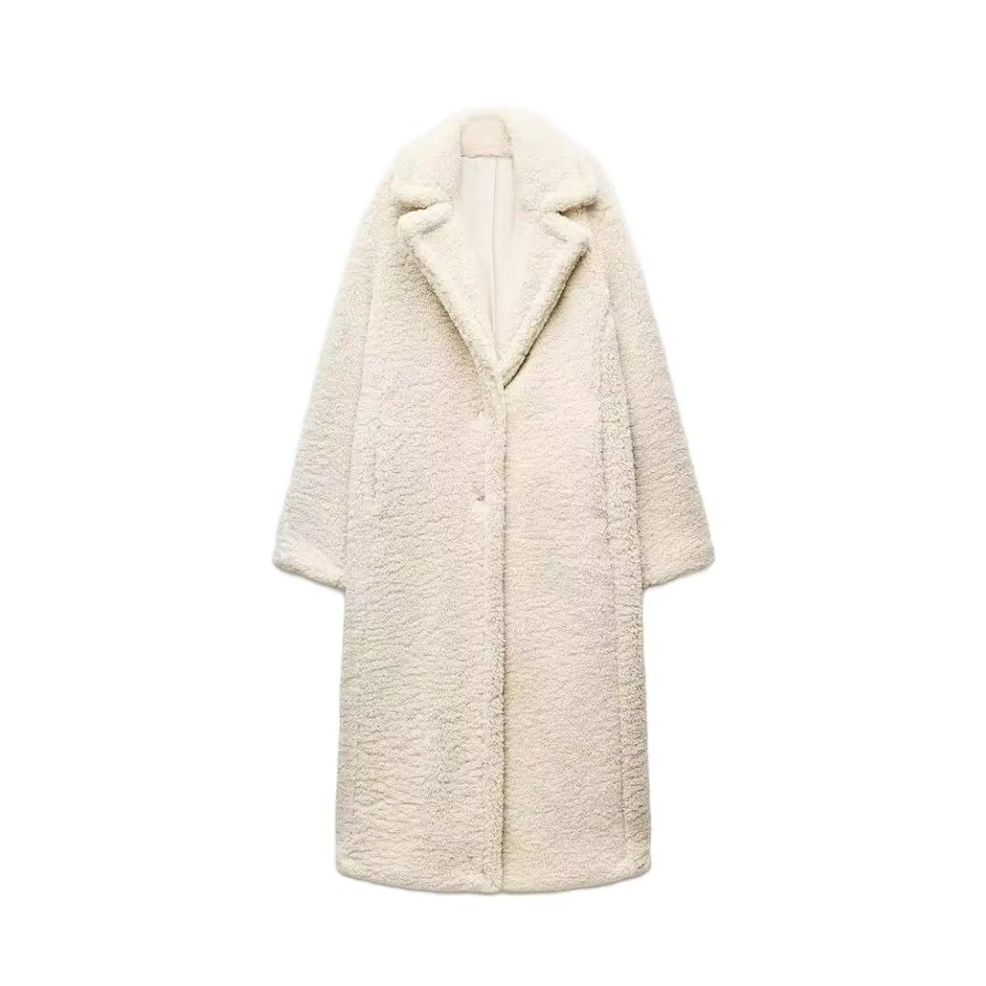 Rosy | Comfortable Winter Long Teddy Coat