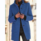 Lia | Wool coat for women, winter, button closure, elegant style