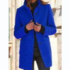 Lia | Wool coat for women, winter, button closure, elegant style
