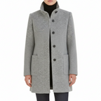 Lia | Wool coat for women, winter, button closure, elegant style