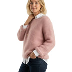 ISA | Heavy Knit O Neck Sweater