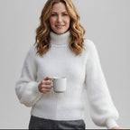 Janice |  Lantern Sleeve Sweater
