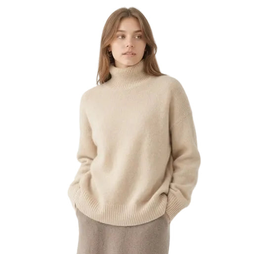 ISA | Cashmere Look Turtleneck Sweater