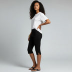 Elcevi | High Waisted Capri Pants with Pockets For Women