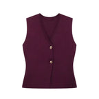 Isabelle| Elegant Asymmetrical Vest Top
