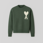 Amber - Soft Heart Knit Sweater for Women