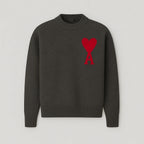 Amber - Soft Heart Knit Sweater for Women