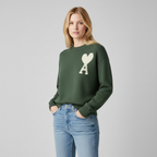 Amber - Soft Heart Knit Sweater for Women
