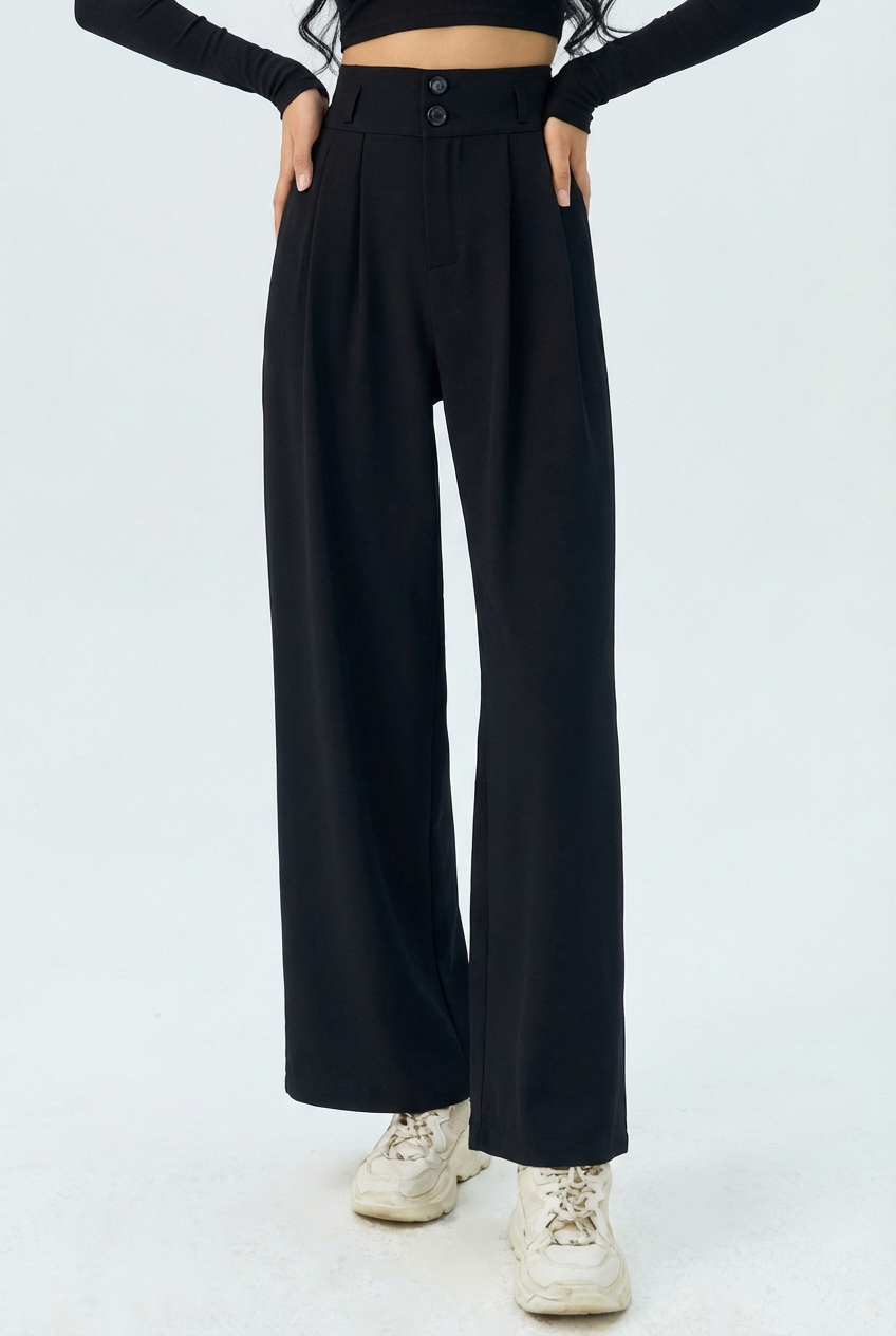 Lina | Tailored Wide-Leg Trousers