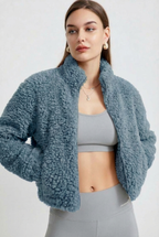 Noa | Sherpa Zip Jacket