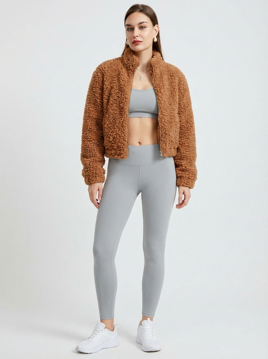 Noa | Sherpa Zip Jacket