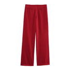 The Mae Elisa Tailored Vest & Wide Leg Pants
