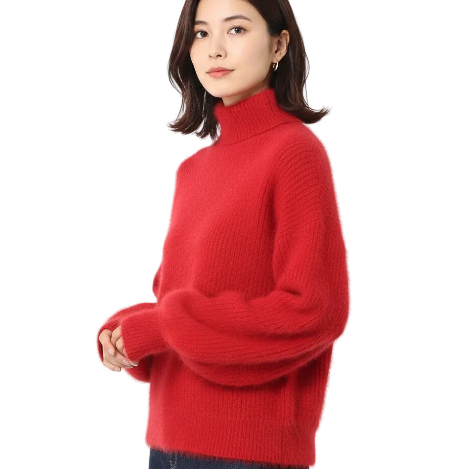 Janice |  Lantern Sleeve Sweater