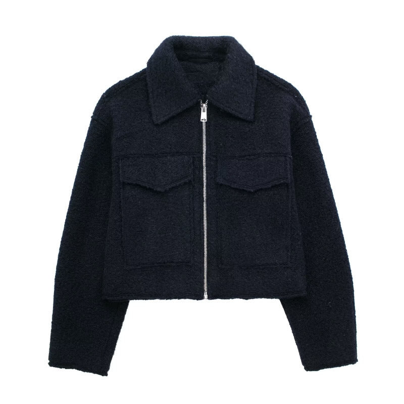 Noa | Tweed Zip Jacket