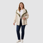 Elcevi |  Rain Jacket Stylish Dry Outfit Gray Days For Women