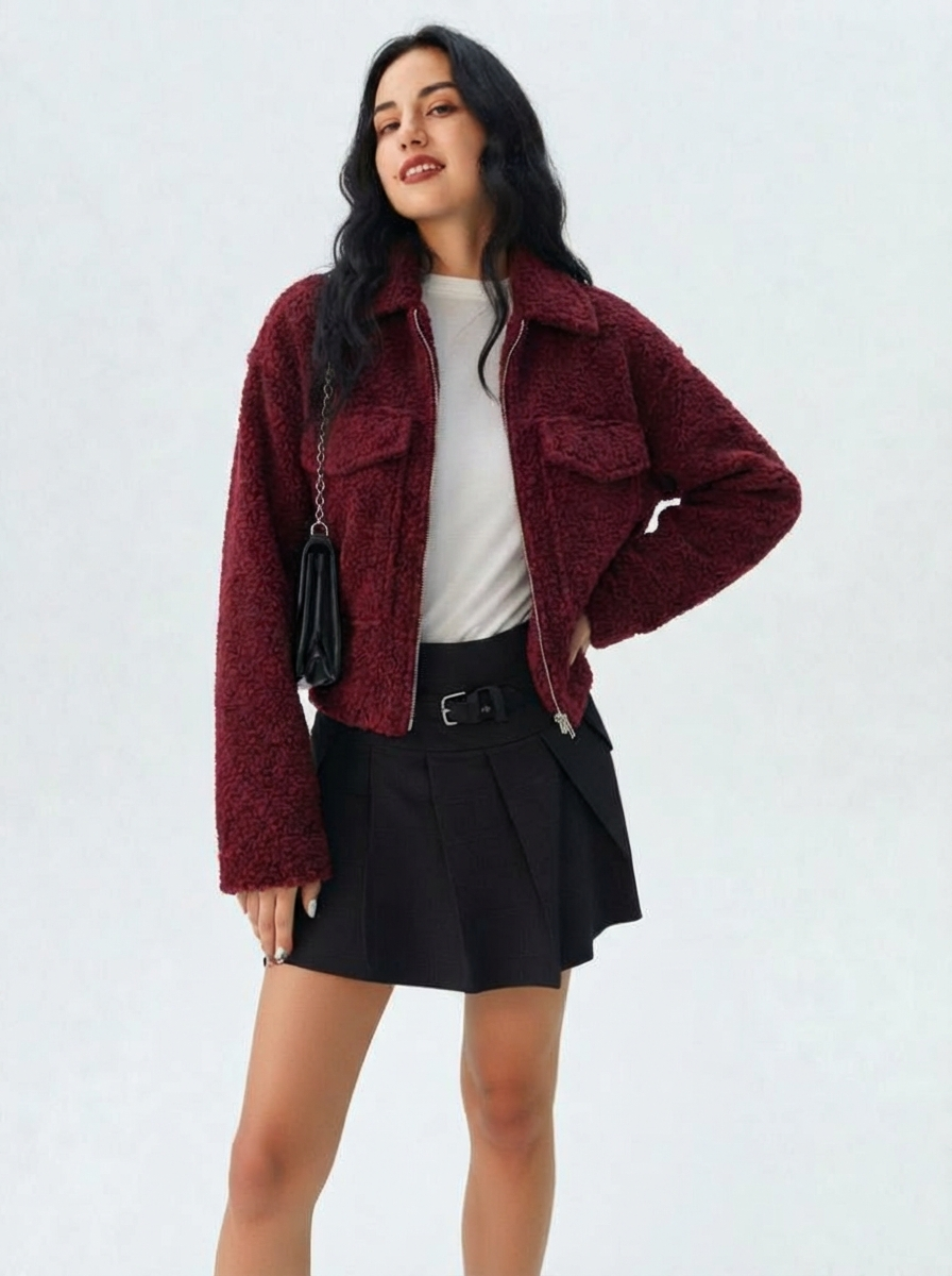 Noa | Tweed Zip Jacket