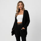 Elcevi | Casual Knit Cardigan with Pockets For Women
