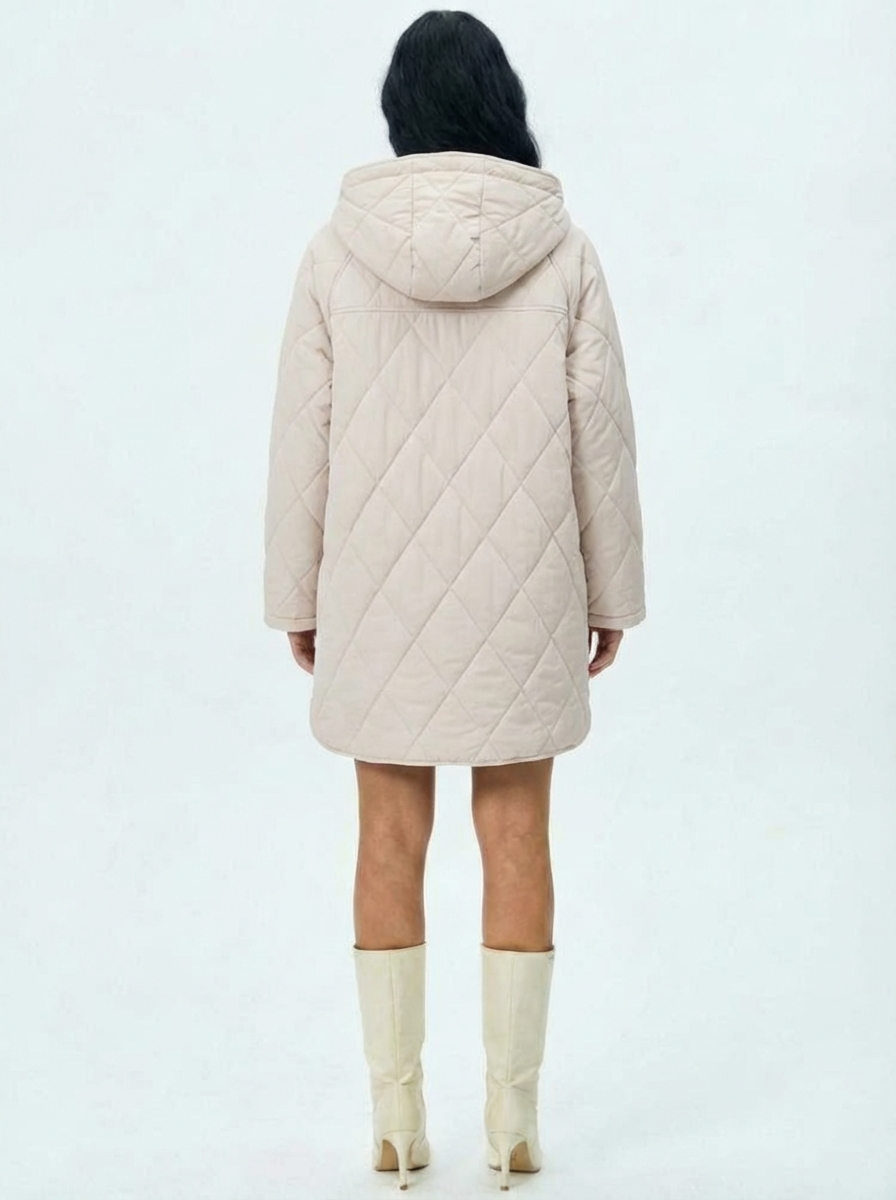 Lina | Quilted Hooded Jacket
