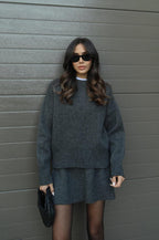 Larissa — Autumn-Knit Two-Piece Set