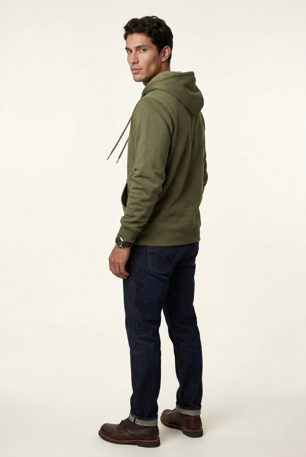 Liam | Lined Regular Fit Pullover Pocket Hoodie