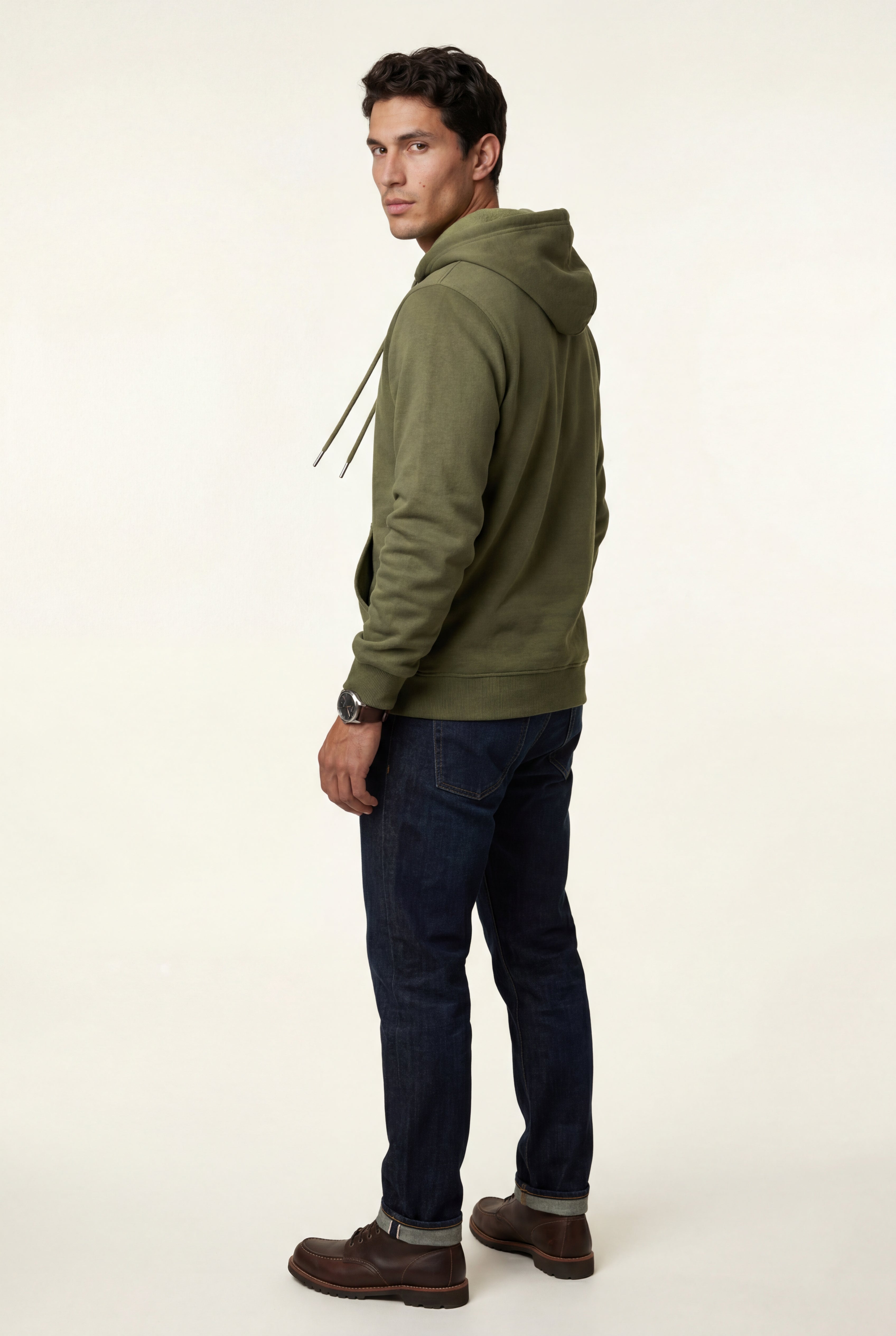 Liam | Lined Regular Fit Pullover Pocket Hoodie