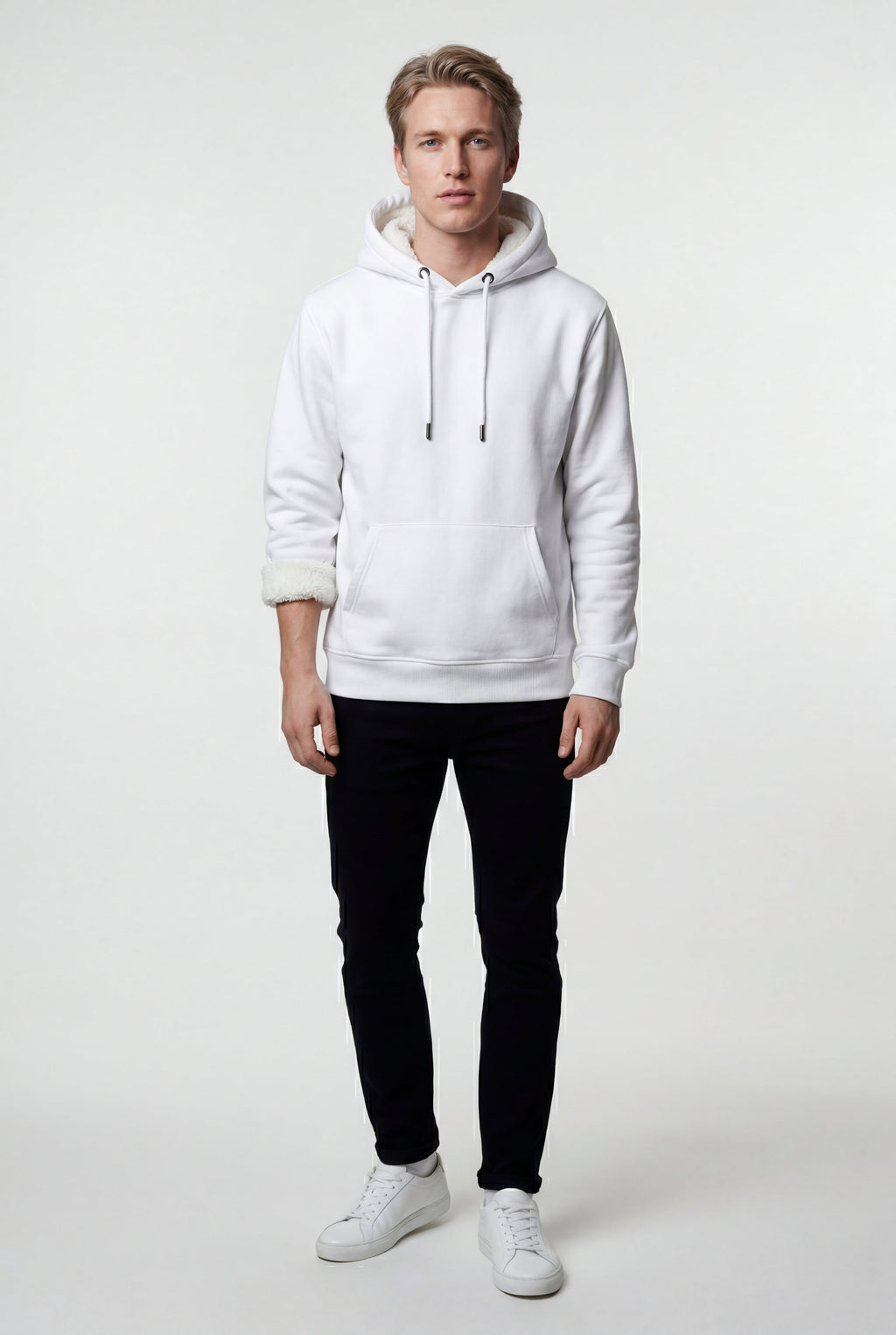Liam | Lined Regular Fit Pullover Pocket Hoodie