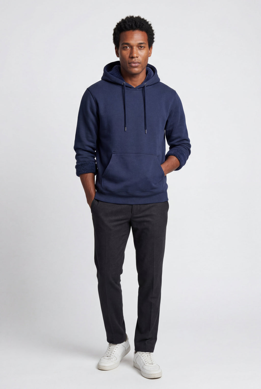 Liam | Lined Regular Fit Pullover Pocket Hoodie