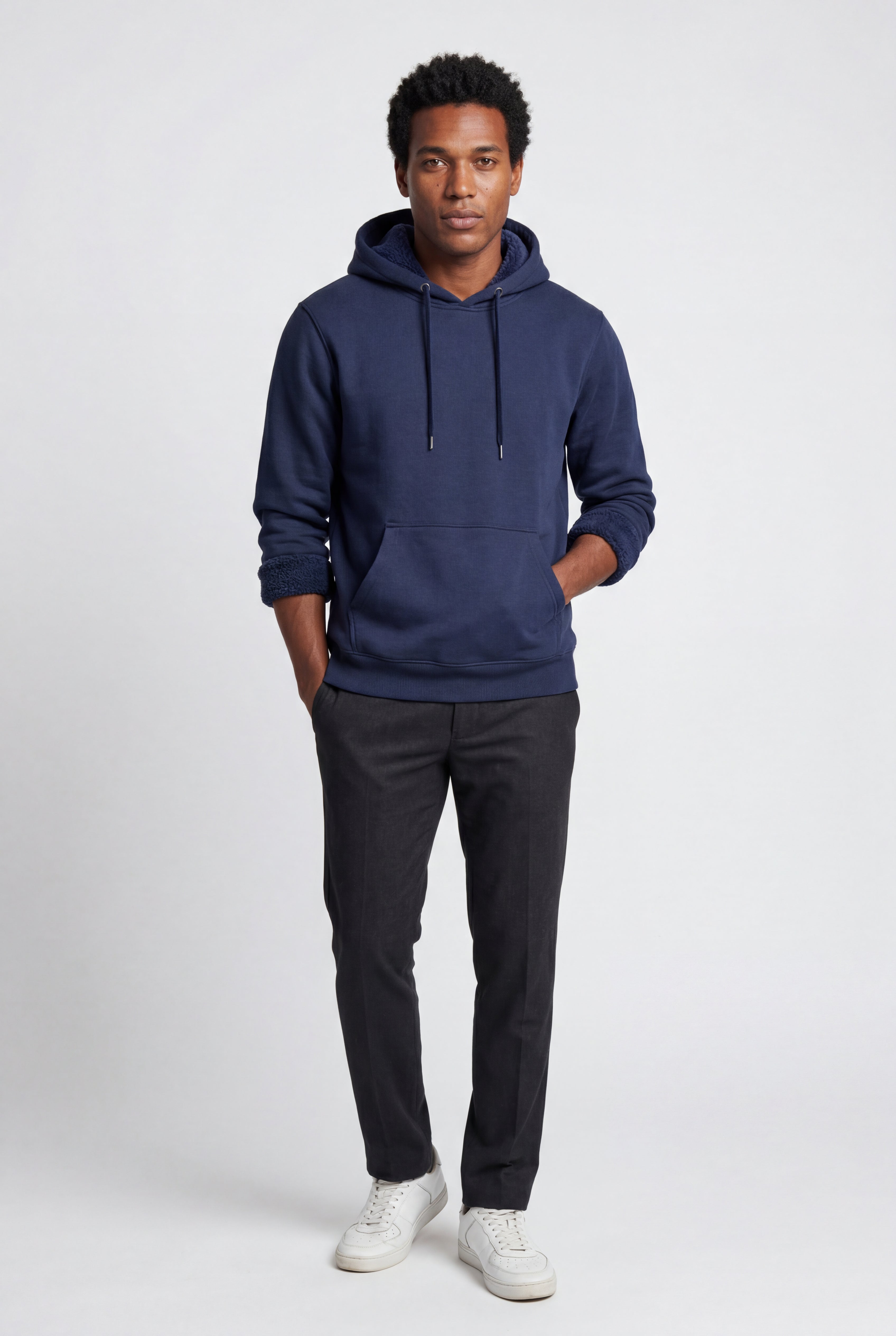 Liam | Lined Regular Fit Pullover Pocket Hoodie
