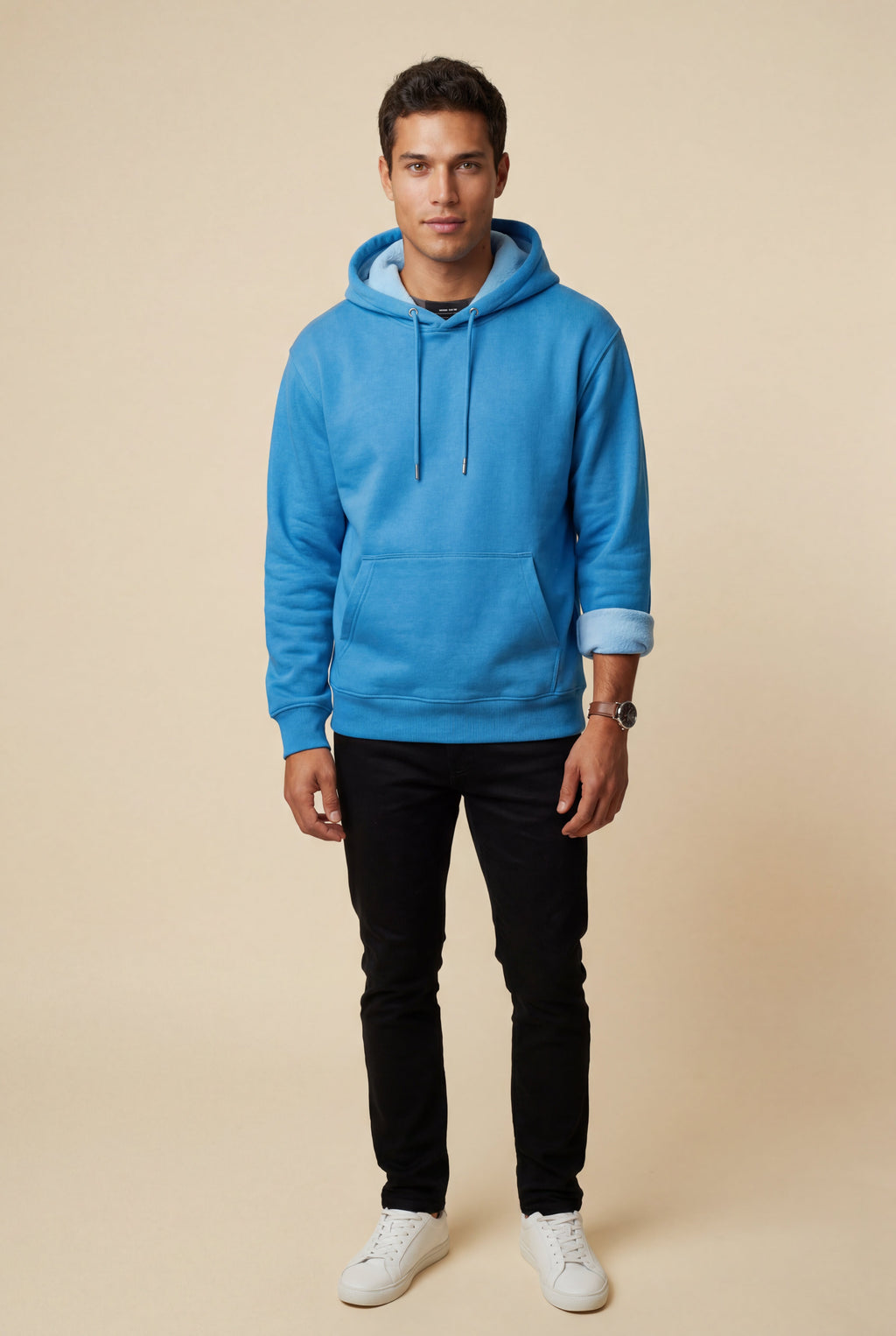 Liam | Lined Regular Fit Pullover Pocket Hoodie