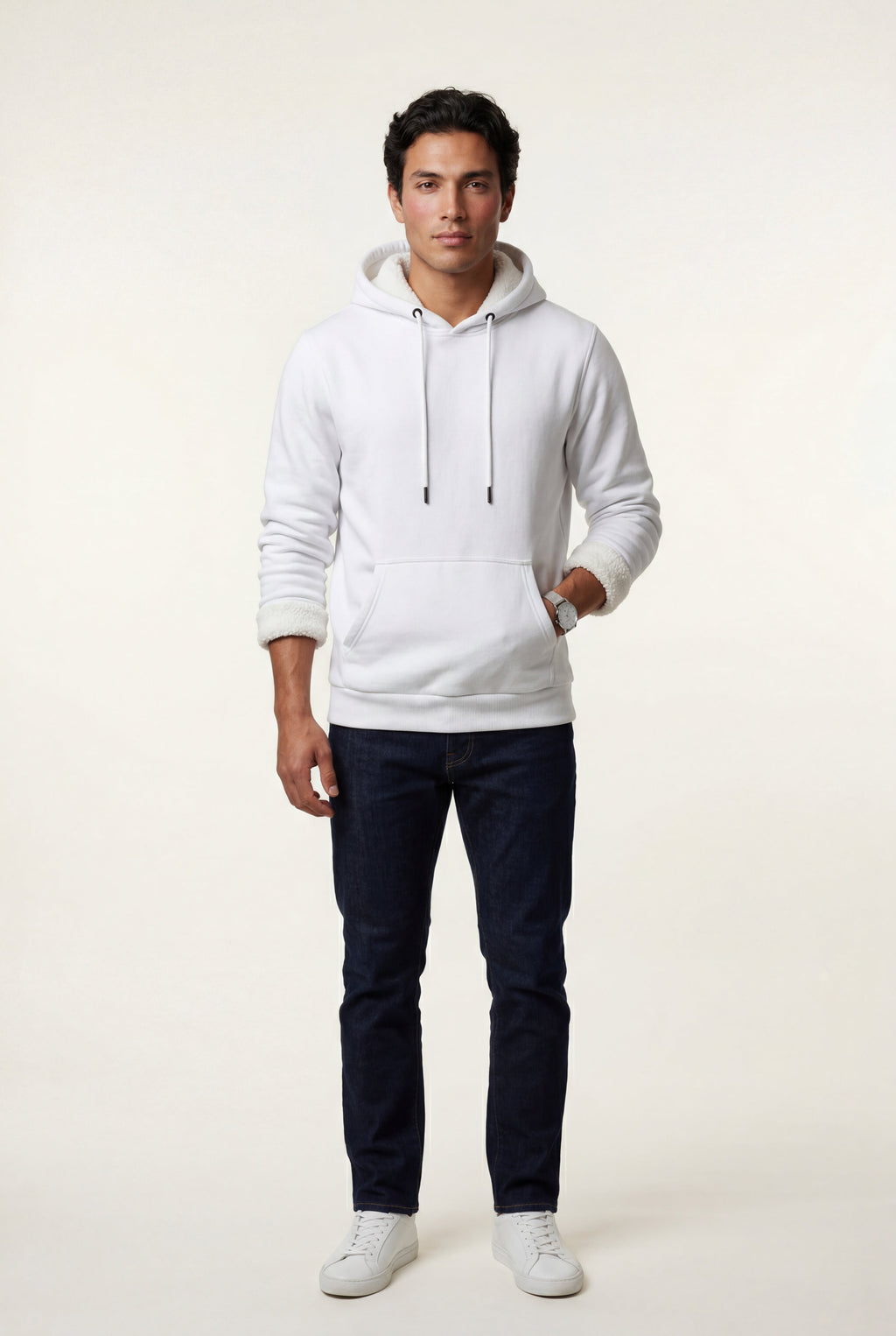 Liam | Lined Regular Fit Pullover Pocket Hoodie