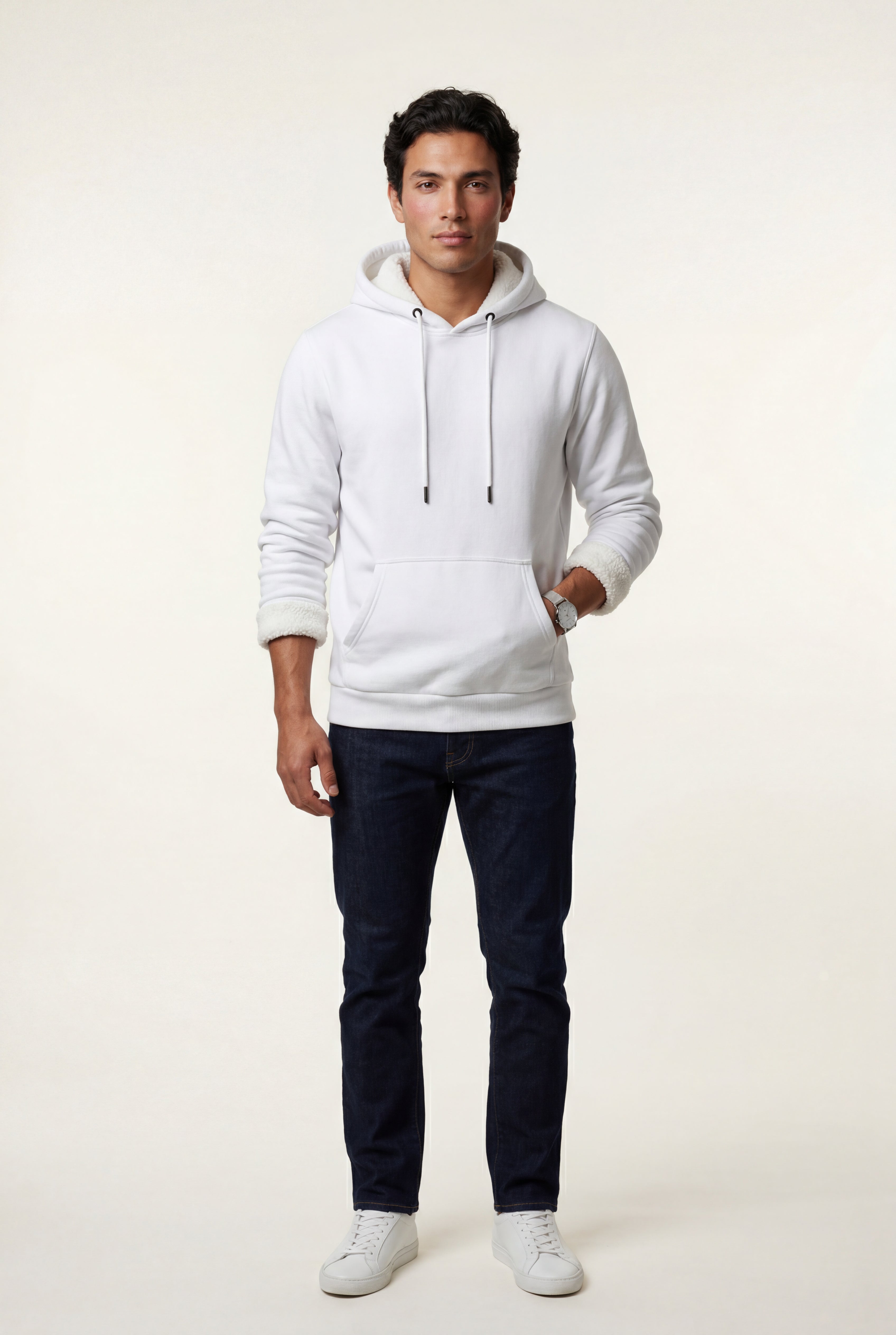 Liam | Lined Regular Fit Pullover Pocket Hoodie
