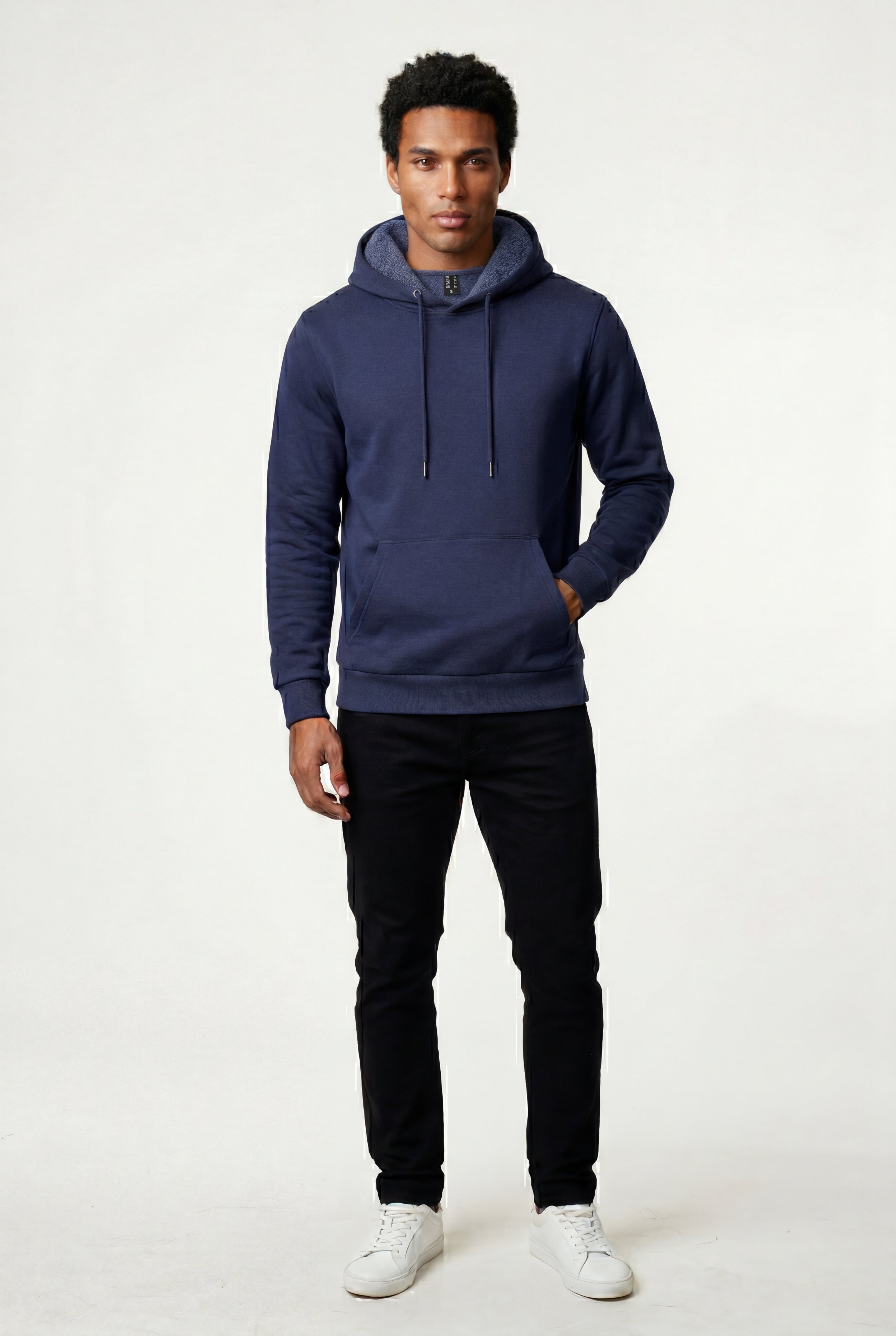 Liam | Lined Regular Fit Pullover Pocket Hoodie