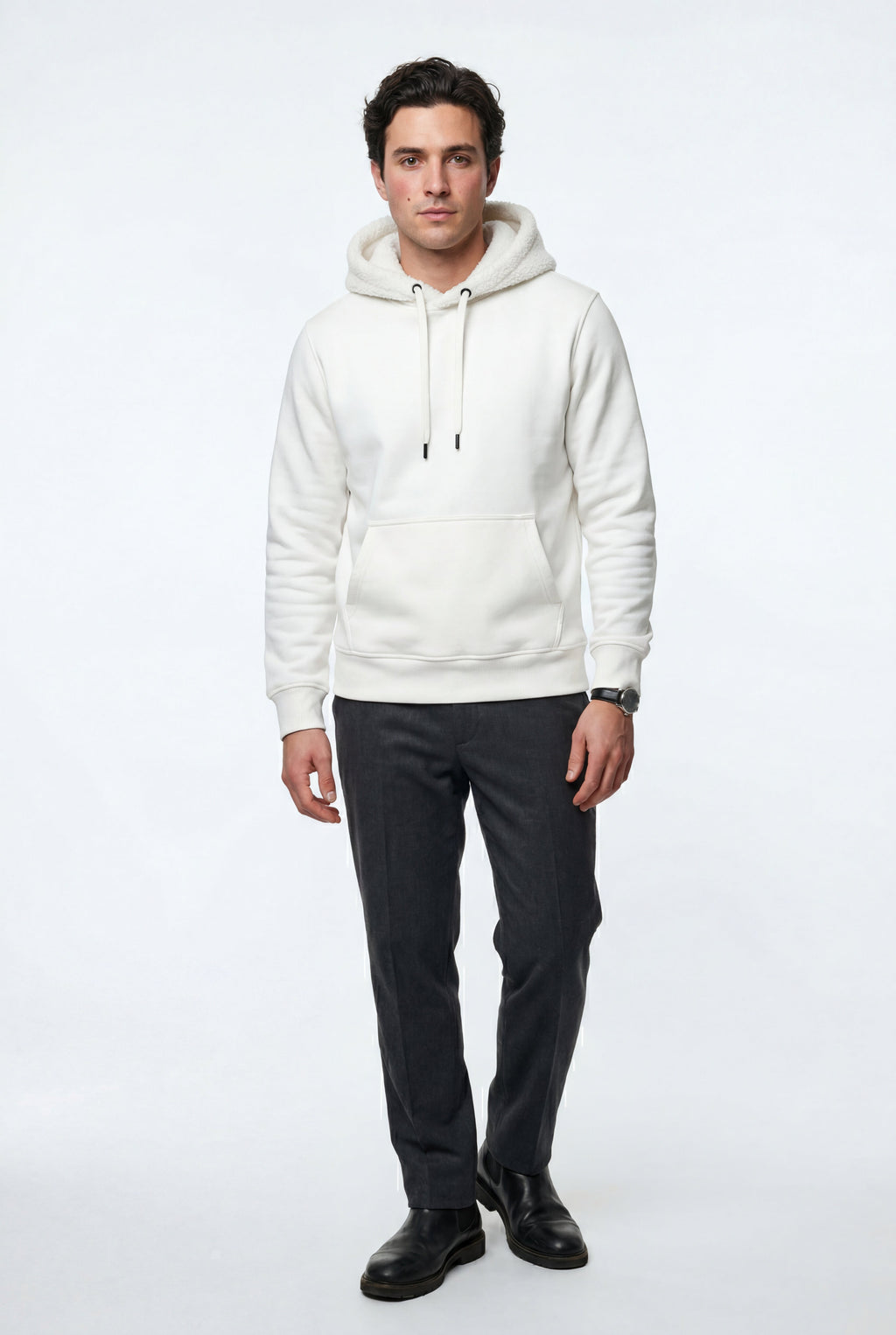 Liam | Lined Regular Fit Pullover Pocket Hoodie