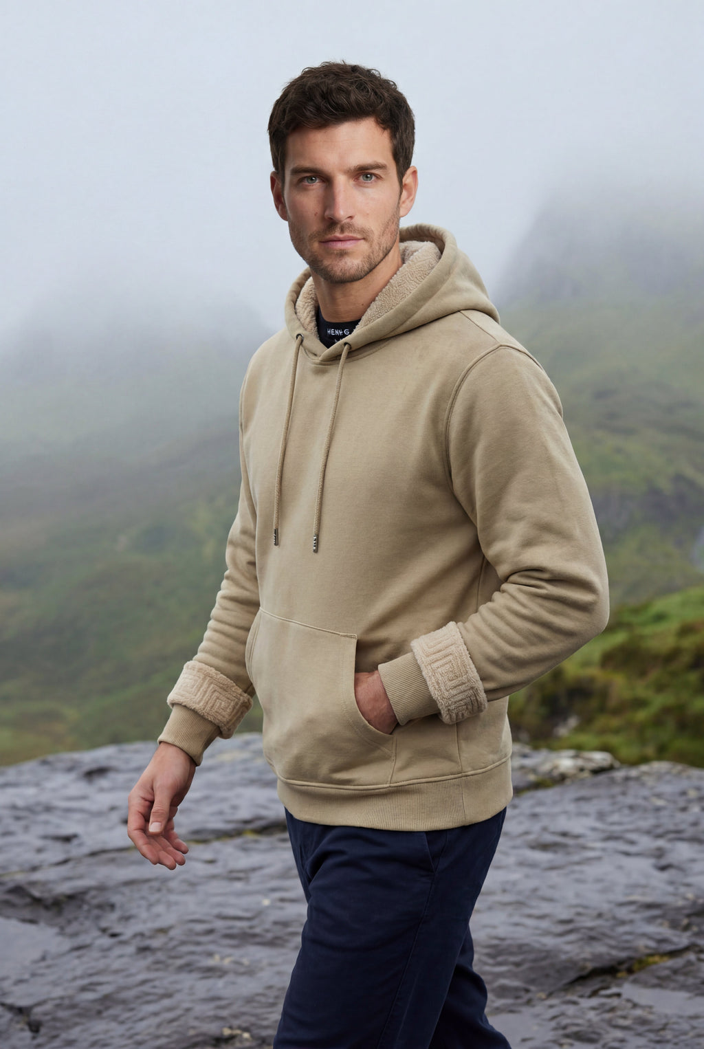 Liam | Lined Regular Fit Pullover Pocket Hoodie