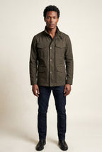 Liam | Structured Utility Field Jacket with Classic Collar