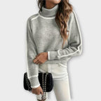 Aurora Melis - Casual High Neck Sweater