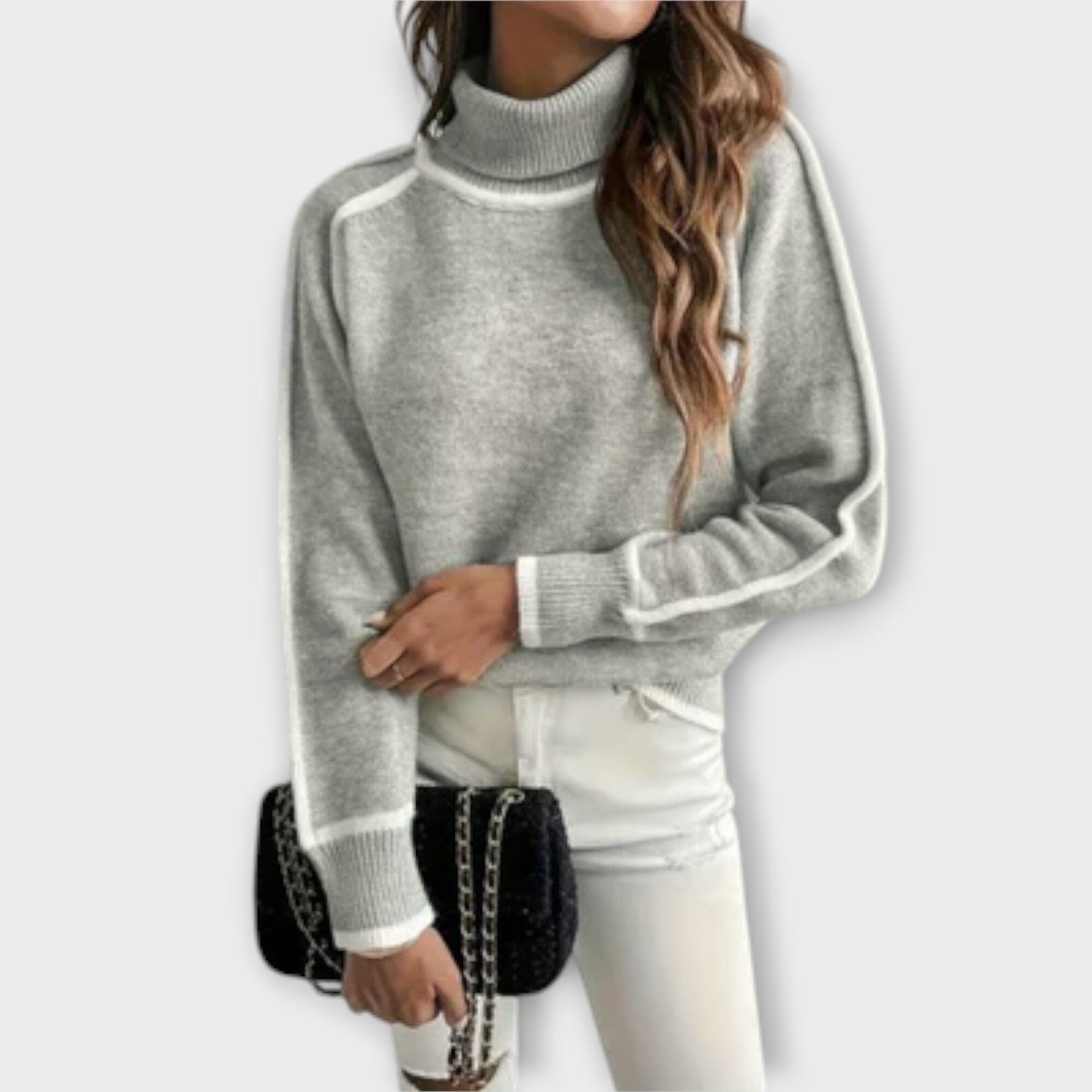 Aurora Melis - Casual High Neck Sweater