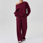 Lily | Sporty Casual Two-Piece Set with Off-Shoulder Design